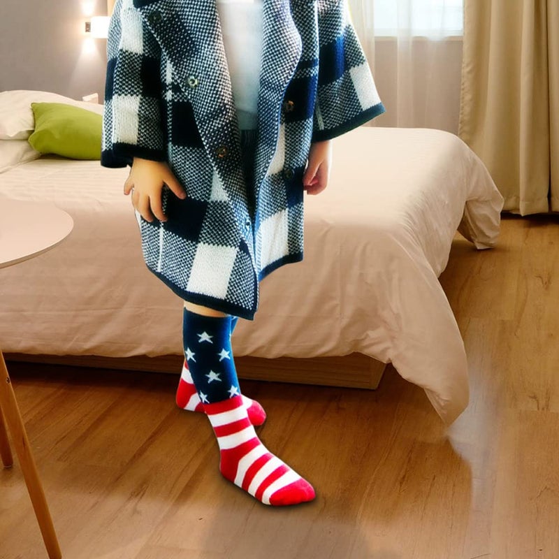 SYIDINZN USA Flag Socks Kids Socks for Boys, Girls, Baby, Toddler & Child (1-3 years) - Image 2